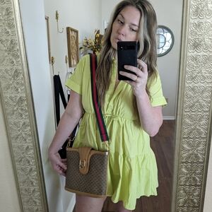 HYFVE Button Down Cotton Dress NWOT